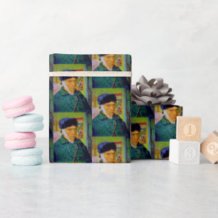 Papier Cadeau Vincent van Gogh Autoportrait Oreille Bandonnée Ar