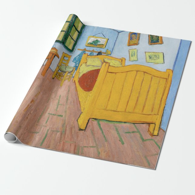 Papier Cadeau Vincent Van Gogh - Chambre de Vincent à Arles (Déroulé)