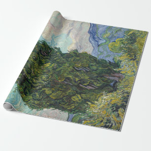 Papier Cadeau Vincent van Gogh - Cyprès