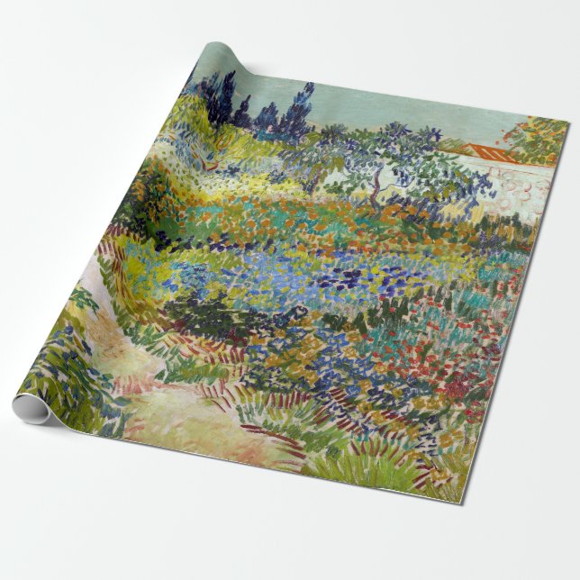 Papier Cadeau Vincent van Gogh Garden à Arles (Déroulé)