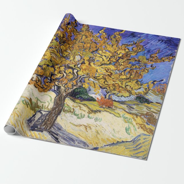 Papier Cadeau Vincent van Gogh - Le Mulberry Tree (Déroulé)