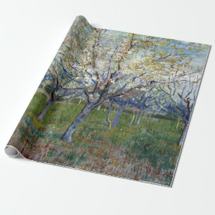 Papier Cadeau Vincent van Gogh le verger rose