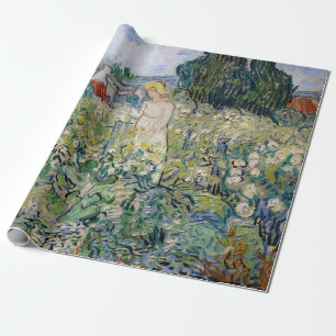 Papier Cadeau Vincent van Gogh - Mademoiselle Gachet dans son ja