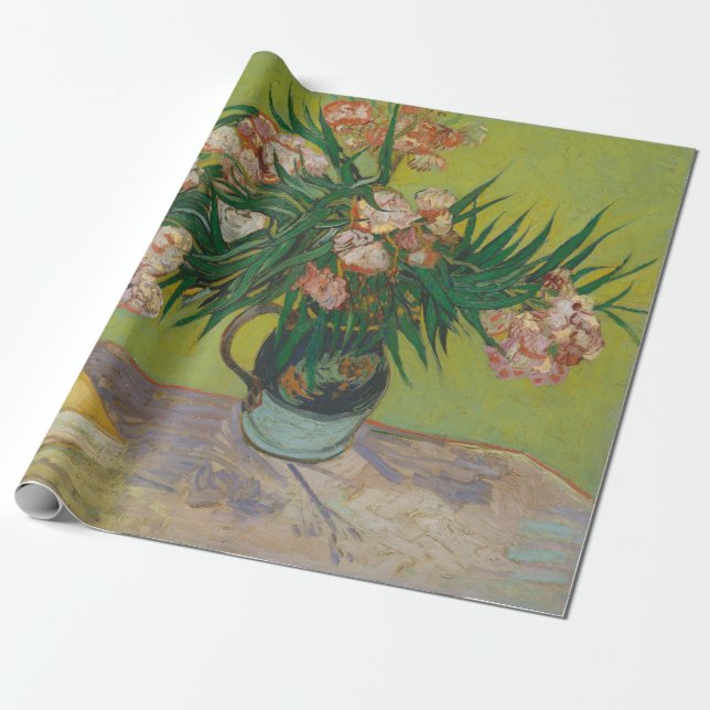 Papier Cadeau Vincent Van Gogh Oleander (Déroulé)