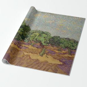 Papier Cadeau Vincent van Gogh - Olive Trees