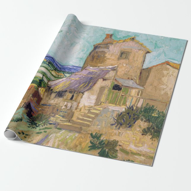 Papier Cadeau Vincent van Gogh - The Old Mill (Déroulé)