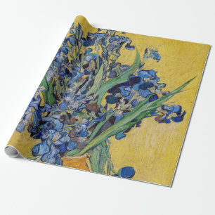 Papier Cadeau Vincent van Gogh - Vase avec Irises