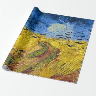 Papier Cadeau Vincent van Gogh - Wheatfield with Crows