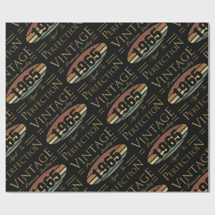 Papier Cadeau Vintage 1965 60e anniversaire