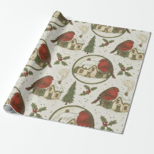 Vintage Christmas Seamless Pattern 