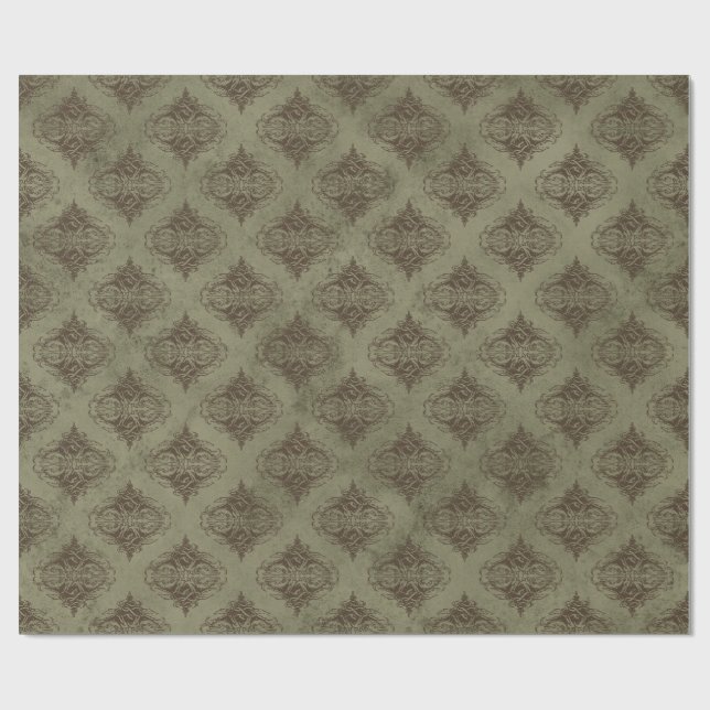 Papier Cadeau Vintage Damas (Plat)
