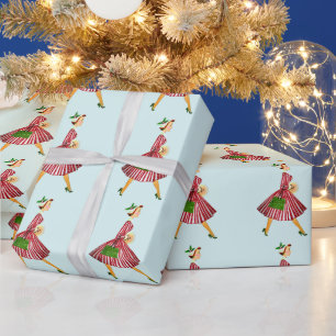 Papier Cadeau vintage de Noël 1950