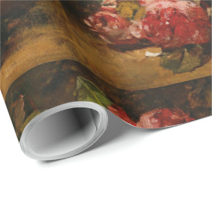 Papier Cadeau Vintage français Georges Jeannin Roses III