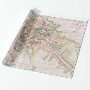 Papier Cadeau Vintage Map of Berlin