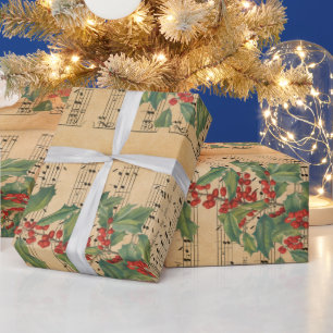 Papier Cadeau Vintage Nous trois rois d'Orient sont 