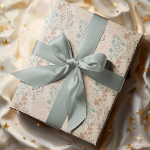 Papier Cadeau Vintage Romance Motif Floral