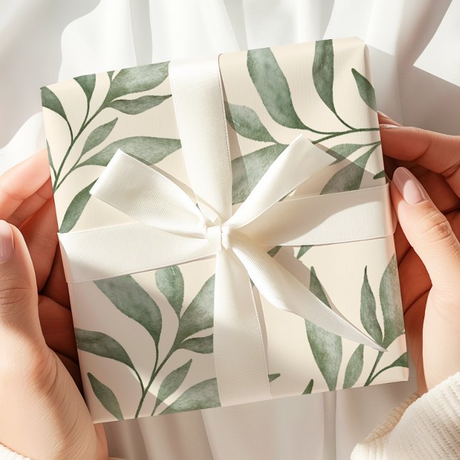 Papier Cadeau Vintage verdure Botanique (Créateur téléchargé)