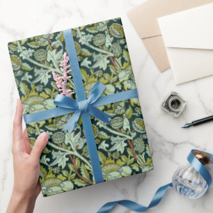 Papier Cadeau Vintage William Morris Floral Wey Motif