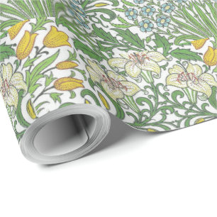 Papier Cadeau Vintage William Morris Flowers Jardin Wallpaper