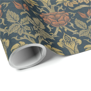 Papier Cadeau Vintage William Morris Rose et Lily