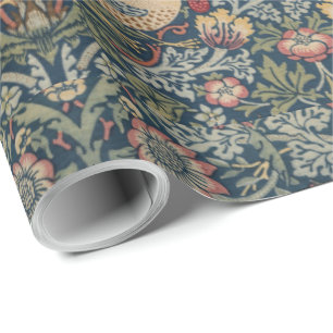 Papier Cadeau Vintage William Morris Strawberry Thief