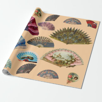 Papier Cadeau Vintage womens victorian hand fans