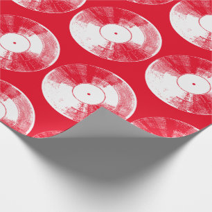 Papier Cadeau Vinyle Vintage