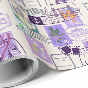 Papier Cadeau Violet