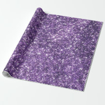 Papier cadeau violet brillant