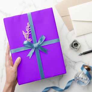 Papier Cadeau Violet mat, uni couleur violet uni minimaliste
