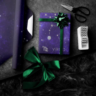Papier Cadeau Virus pourpre zodiaque Horoscope d'astrologie co
