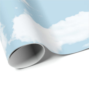 Papier Cadeau Visage dans les nuages