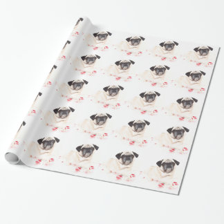 Papier Cadeau Visage de carlin