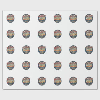 Papier Cadeau Visitez le pays de la liberté Patriotique Patrioti