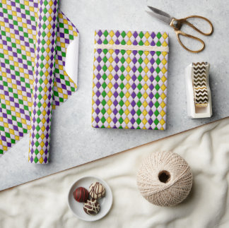 Papier Cadeau Vitrail Harlequin