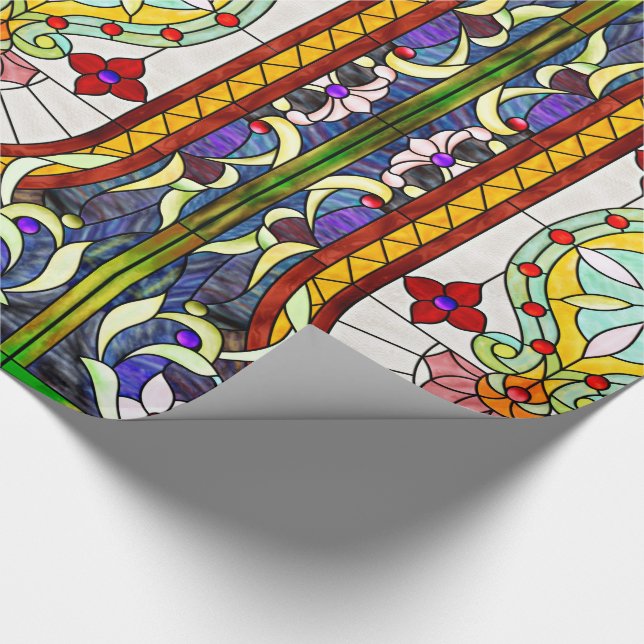 Papier Cadeau Vitre en verre tendu Art nouveau du Moyen-Orient (Coin)