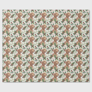 Papier Cadeau Vizsla Christmas Wrapping Paper