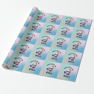 Papier Cadeau Voici comment on roule !    aimant