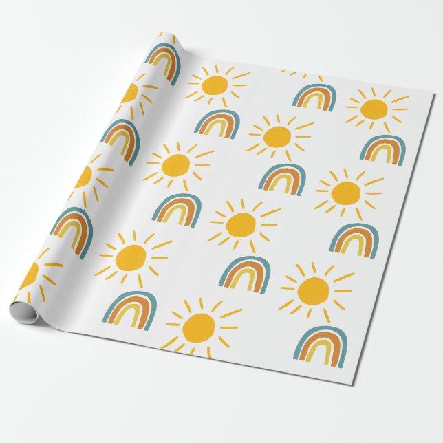 Papier Cadeau Voici le papier d'enveloppement de fils (Déroulé)