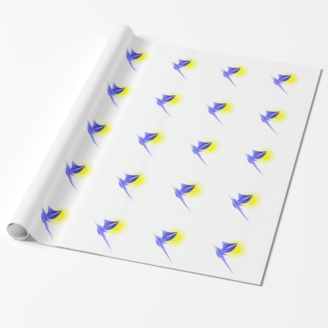 Papier Cadeau Voilier (Déroulé)