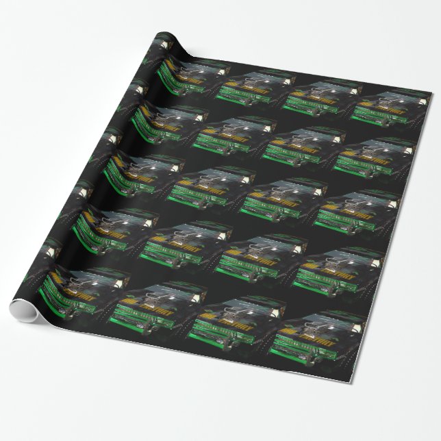 Papier Cadeau Voiture Race (Déroulé)
