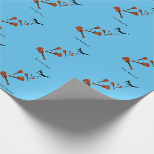 Papier Cadeau Vol Ukuleles