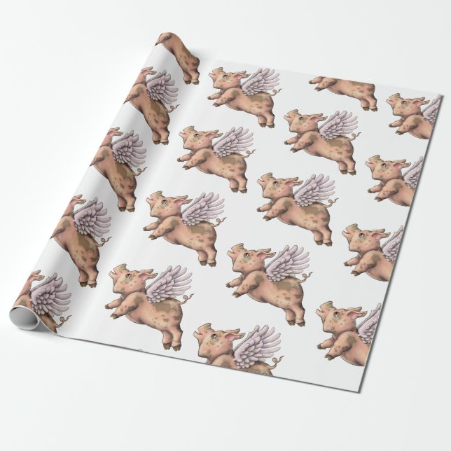Papier Cadeau Voler des porcs (Déroulé)