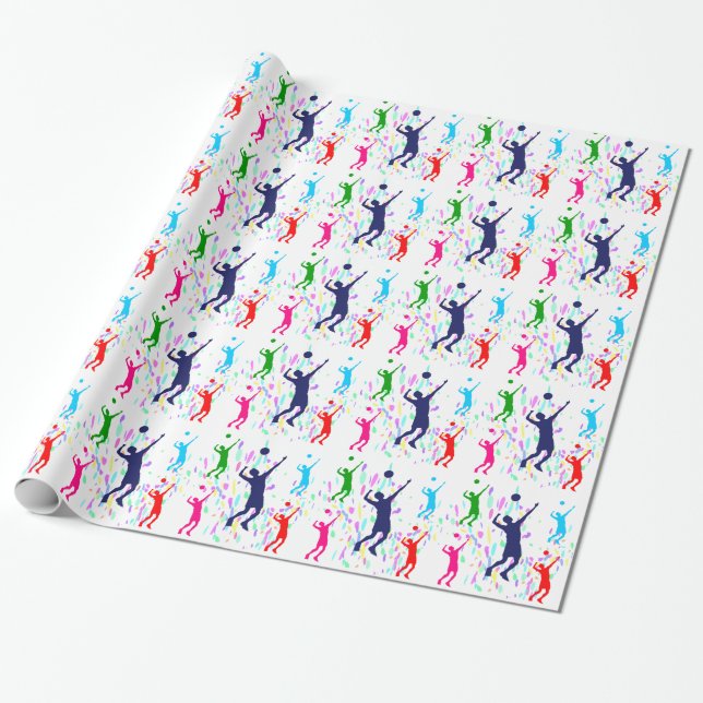 PAPIER CADEAU VOLLEYBALL (Déroulé)