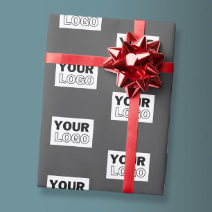 Papier Cadeau Votre conception d'image ou logo d'entreprise en m