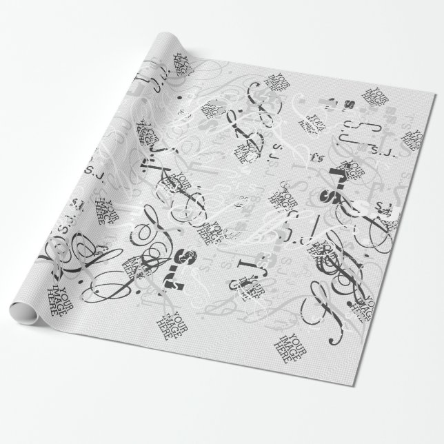 Papier Cadeau Votre image ici, une étape facile vers votre créat (Déroulé)