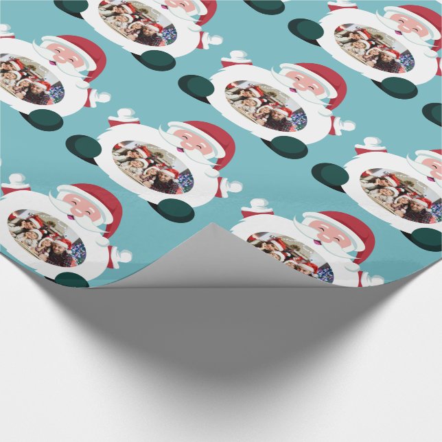 Papier Cadeau VOTRE PHOTO en papier d'emballage fait sur (Coin)
