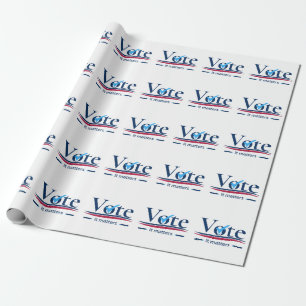 Papier Cadeau Votre vote compte