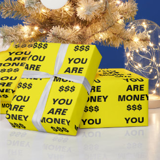 Papier Cadeau Vous êtes de l'argent Inspirant