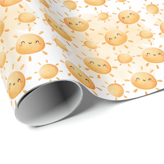 Papier Cadeau Vous Êtes Mon Sunshine Sun Livre Cadeau (Coin rond)